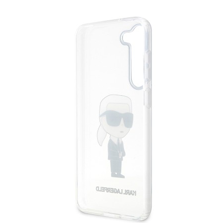 Husa Samsung Galaxy S23 - Karl Lagerfeld Hardcase Transparent (KLHCS23SHNIKTCT) - Ikonik Karl Lagerfeld