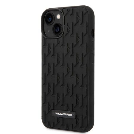 Husa pentru iPhone 14 Plus / iPhone 15 Plus - Karl Lagerfeld 3D Design (KLHCP14MRUPKLPK) - Monogram