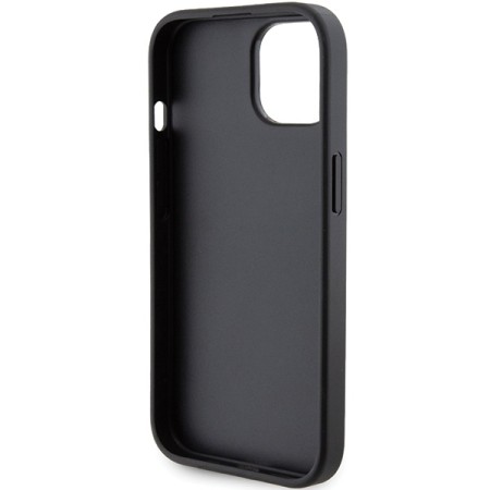 Husa pentru iPhone 15 / iPhone 14 / iPhone 13 - Karl Lagerfeld Saffiano Gripstand (KLHCP15SGSAKCPK) - KarlandChoupette