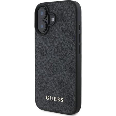 Husa pentru iPhone 16 - Guess Hardcase 4G Classic (GUHCP16SG4GFGR) - Black