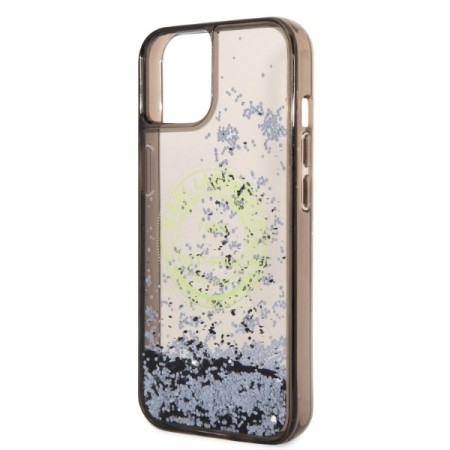 Husa pentru iPhone 15 Plus / iPhone 14 Plus - Karl Lagerfeld Hardcase Liquid Glitter (KLHCP14MLCRSGRK) - RSG