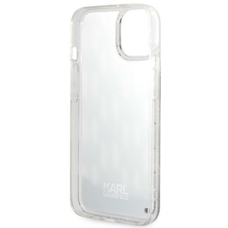 Husa pentru iPhone 15 Plus / iPhone 14 Plus - Karl Lagerfeld Hardcase Liquid Glitter (KLHCP14MLMNMK) - Monogram