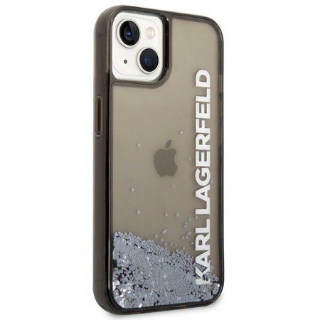 Husa pentru iPhone 15 Plus / iPhone 14 Plus - Karl Lagerfeld Hardcase Liquid Glitter (KLHCP14MLCKVK) - Elong