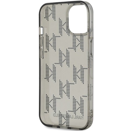 Husa pentru iPhone 15 / iPhone 14 / iPhone 13 - Karl Lagerfeld IML Luxury (KLHCP15SHKDPNSK) - Mono KL PatternandCord