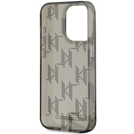 Husa pentru iPhone 15 Pro Max - Karl Lagerfeld IML Luxury (KLHCP15XHKDPNSK) - Mono KL PatternandCord