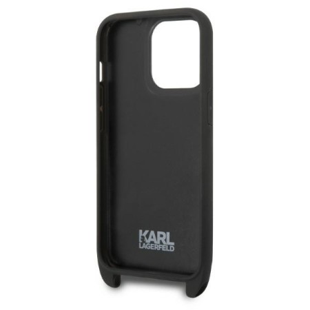 Husa iPhone 14 Pro - Karl Lagerfeld Hardcase Monogram (KLHCP14LSTKMK) - Ikonik Patch