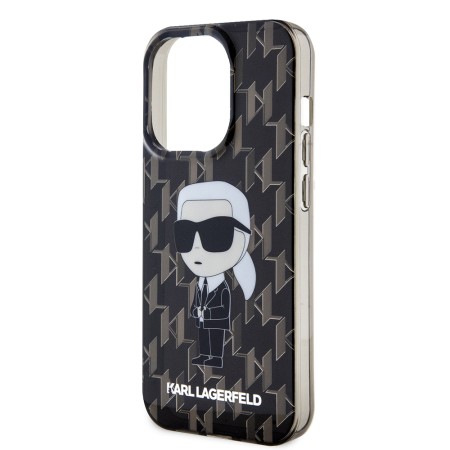 Husa iPhone 15 Pro Max - Karl Lagerfeld Hardcase Monogram (KLHCP15XHNKMKLK) - Ikonik