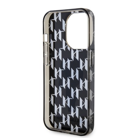 Husa iPhone 15 Pro Max - Karl Lagerfeld Hardcase Monogram (KLHCP15XHNKMKLK) - Ikonik