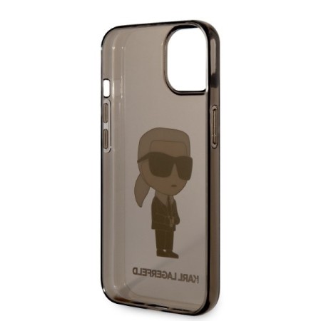 Husa iPhone 15 Plus / iPhone 14 Plus - Karl Lagerfeld Hardcase (KLHCP14MHNIKTCK) - Ikonik Karl Lagerfeld