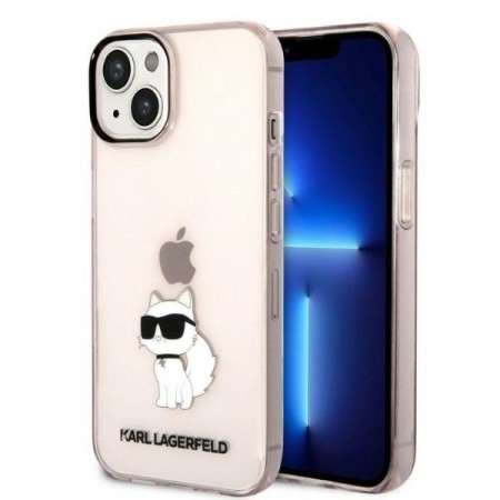 Husa iPhone 15 Plus / iPhone 14 Plus - Karl Lagerfeld Hardcase (KLHCP14MHNCHTCP) - Ikonik Choupette