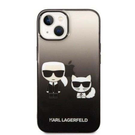 Husa iPhone 15 Plus / iPhone 14 Plus - Karl Lagerfeld Hardcase (KLHCP14MTGKCK) - Gradient Ikonik KarlandChoupette