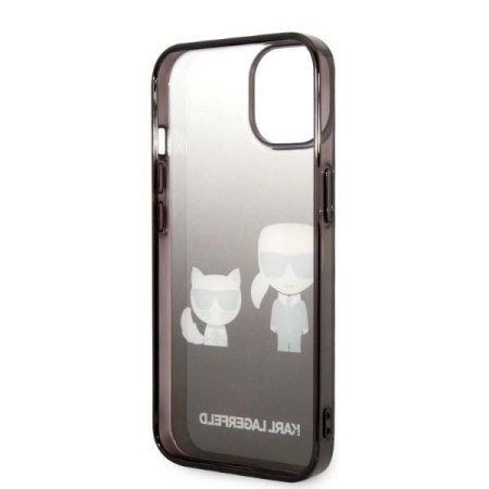 Husa iPhone 15 Plus / iPhone 14 Plus - Karl Lagerfeld Hardcase (KLHCP14MTGKCK) - Gradient Ikonik KarlandChoupette