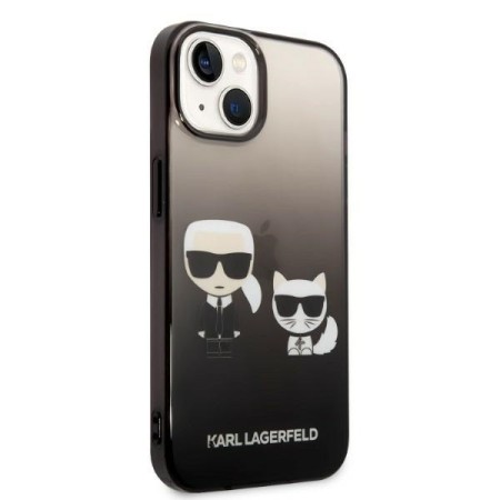 Husa iPhone 15 Plus / iPhone 14 Plus - Karl Lagerfeld Hardcase (KLHCP14MTGKCK) - Gradient Ikonik KarlandChoupette