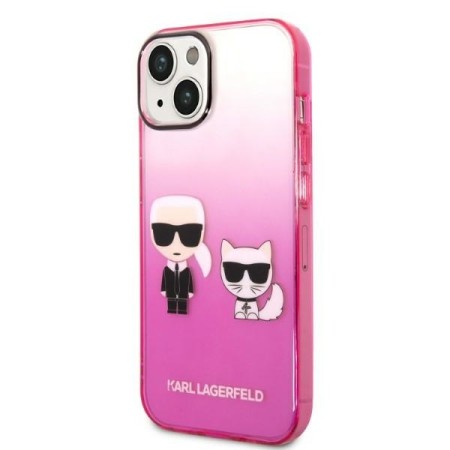 Husa iPhone 15 Plus / iPhone 14 Plus - Karl Lagerfeld Hardcase (KLHCP14MTGKCP) - Gradient Ikonik KarlandChoupette