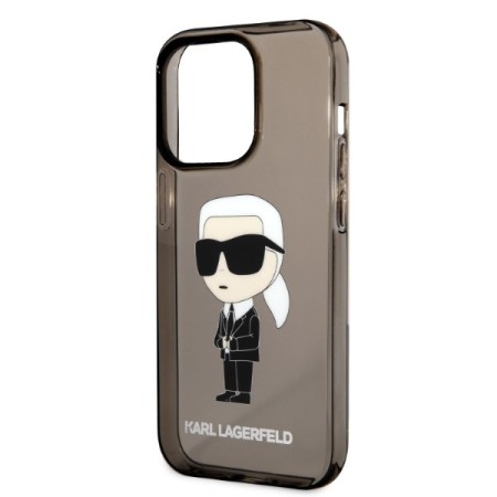 Husa iPhone 14 Pro Max - Karl Lagerfeld Hardcase (KLHCP14XHNIKTCK) - Ikonik Karl Lagerfeld