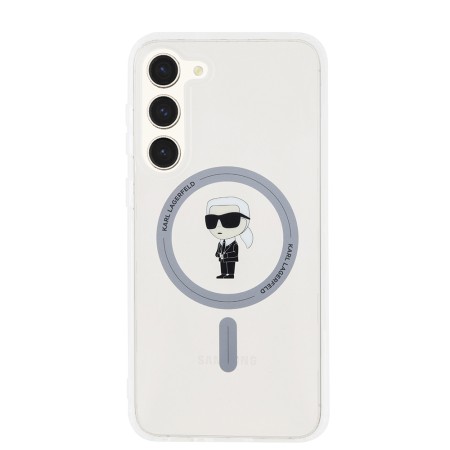 Husa pentru Samsung Galaxy S23 Plus - Karl Lagerfeld IML MagSafe (KLHMS23MHFCKNOT) - Transparent Ikonik