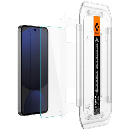 Folie pentru Samsung Galaxy S24 FE (set 2) - Spigen Glas.tR EZ FIT - Clear