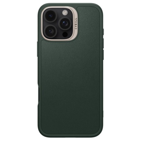 Husa pentru iPhone 16 Pro - Spigen Cyrill Kajuk MagSafe - Forest Green