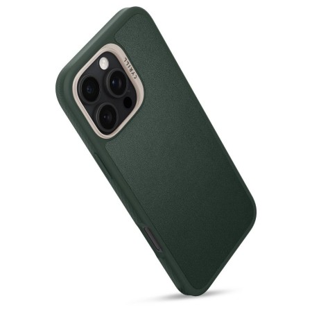 Husa pentru iPhone 16 Pro - Spigen Cyrill Kajuk MagSafe - Forest Green