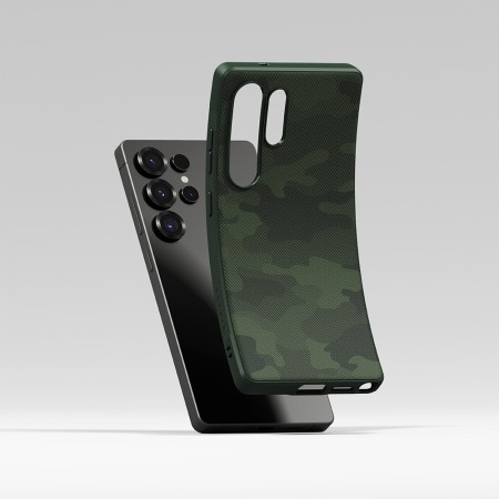 Husa pentru Samsung Galaxy S25 - Ringke Onyx Design - Camo Black