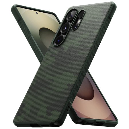 Husa pentru Samsung Galaxy S25 Ultra - Ringke Onyx Design - Camo Green