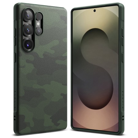 Husa pentru Samsung Galaxy S25 Ultra - Ringke Onyx Design - Camo Green