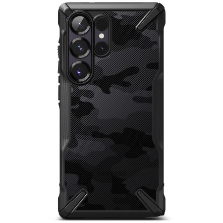 Husa pentru Samsung Galaxy S25 Ultra - Ringke Fusion X Design - Camo Black