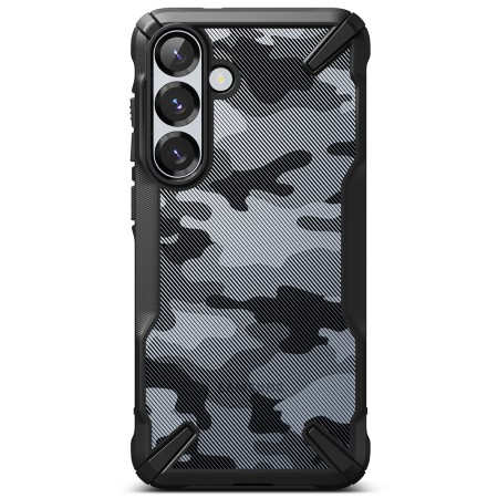 Husa pentru Samsung Galaxy S25 Plus - Ringke Fusion X Design - Camo Black