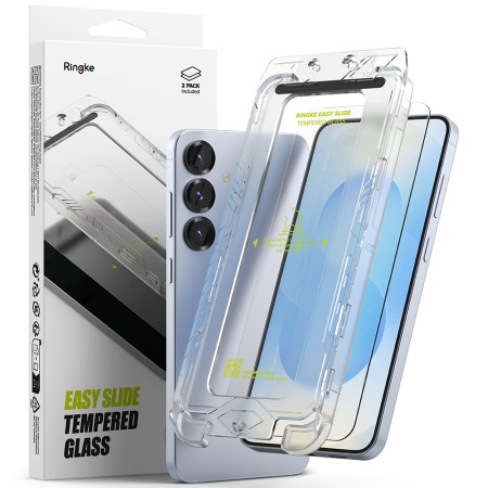 Folie pentru Samsung Galaxy S25 Plus (set 2) - Ringke Easy Slide Tempered Glass - Clear