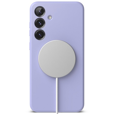 Husa pentru Samsung Galaxy S25 Plus - Ringke Silicone Magnetic MagSafe - Lavender