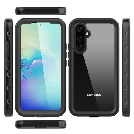 Husa pentru Samsung Galaxy A54, ShellBox Waterproof IP68, Black