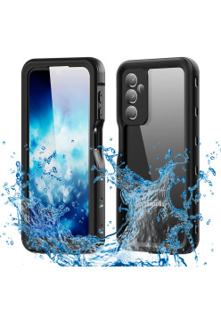 Husa pentru Samsung Galaxy A25 5G, ShellBox Waterproof IP68, Black