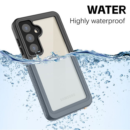 Husa pentru Samsung Galaxy S24 Plus, ShellBox Waterproof IP68, Black
