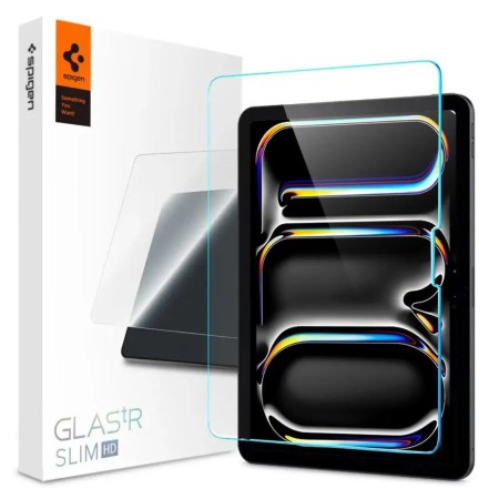 Folie pentru iPad Pro 11 (2024) - Spigen Glas.tR Slim - Clear