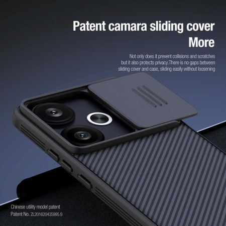 Husa pentru Xiaomi Poco F6 - Nillkin CamShield Pro - Black