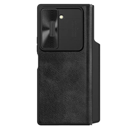 Husa pentru Samsung Galaxy Z Fold6 - Nillkin Qin Pro Leather Case - Black