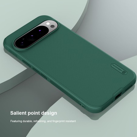 Husa pentru Google Pixel 9 / 9 Pro - Nillkin Super Frosted Shield Pro - Deep Green