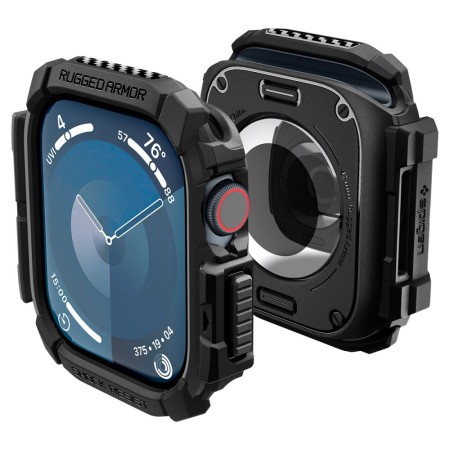 Husa pentru Apple Watch 10 42mm - Spigen Rugged Armor - Black