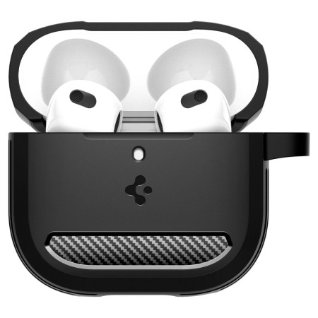 Husa pentru Apple AirPods 4 - Spigen Rugged Armor - Matte Black