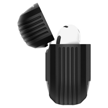 Husa pentru Apple AirPods 4 - Spigen Rugged Armor - Matte Black