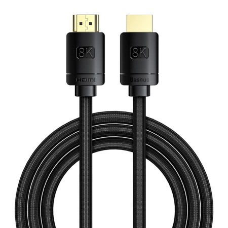 Cablu Video HDMI la HDMI 8K, 2m - Baseus (CAKGQ-K01) - Black