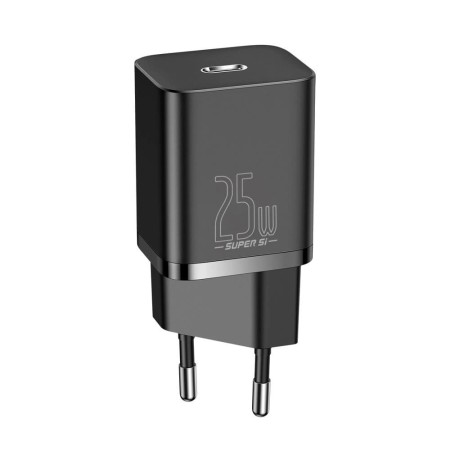 Incarcator Priza, USB-C, 25W - Baseus Super Si 1C (CCSP020101) - Black