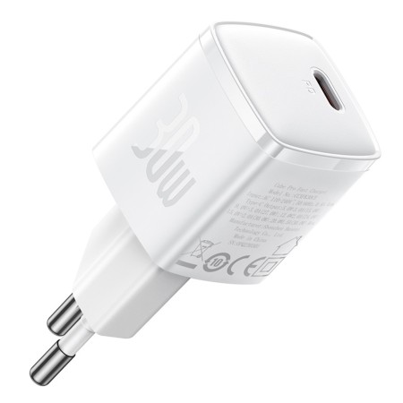 Incarcator EU Type-C, 30W - Baseus Cube Pro (CCXF000302) - White