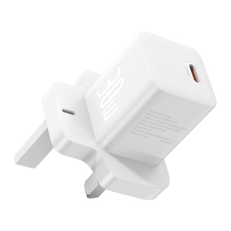 Incarcator UK Type-C, 30W - Baseus GaN5 (P10110906213-00) - White