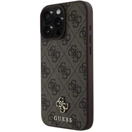 Husa pentru iPhone 16 Pro Max - Guess Hardcase 4G Classic MagSafe - Brown