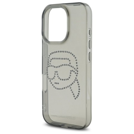 Husa pentru iPhone 16 Pro Max - Karl Lagerfeld IML Rhinestones - Karl Head