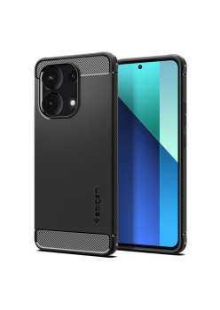 Husa pentru Xiaomi Redmi Note 13 4G, Spigen Rugged Armor, Black