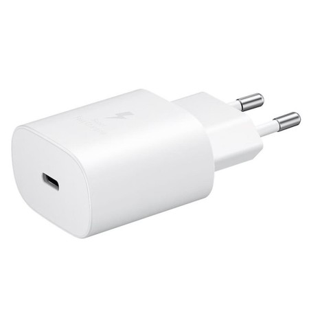 Incarcator Priza Fast Charging, PD 25W, cablu Type-C la Type-C 3A - Samsung (EP-TA800XWEGWW) - White (Blister Packing)