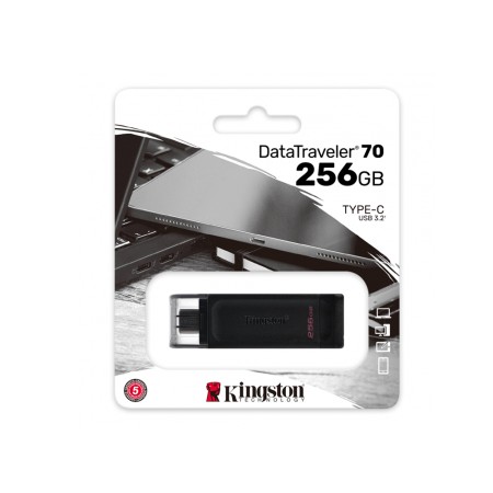 Stick de Memorie 256GB - Kingston DT70 (DT70/256GB) - Black