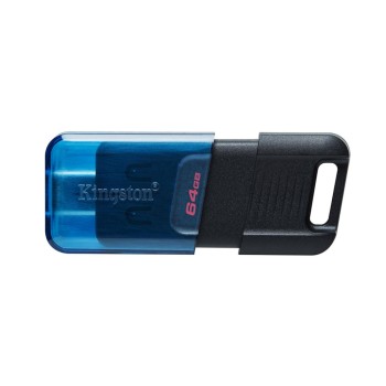 Stick de Memorie 64GB - Kingston DT80M (DT80M/64GB) - Black and Blue